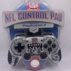 Raiders NFL PS2 Controller Control Pad Mad Catz Sealed