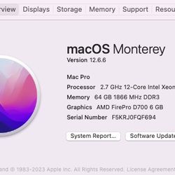 Used Mac Pro 6,1 Computer