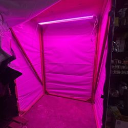 Indoor DIY Grow Tent – 60”W x 40”D x 88”H… Lights included!