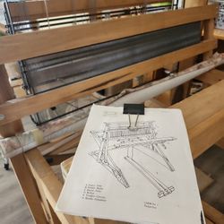 J Made Solid Wood Weaving Loom
