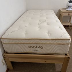 Saatva Classic Mattress + Bed Frame (Twin)