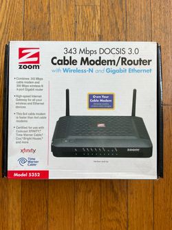 Zoom Model 5352 Cable Modem/Router