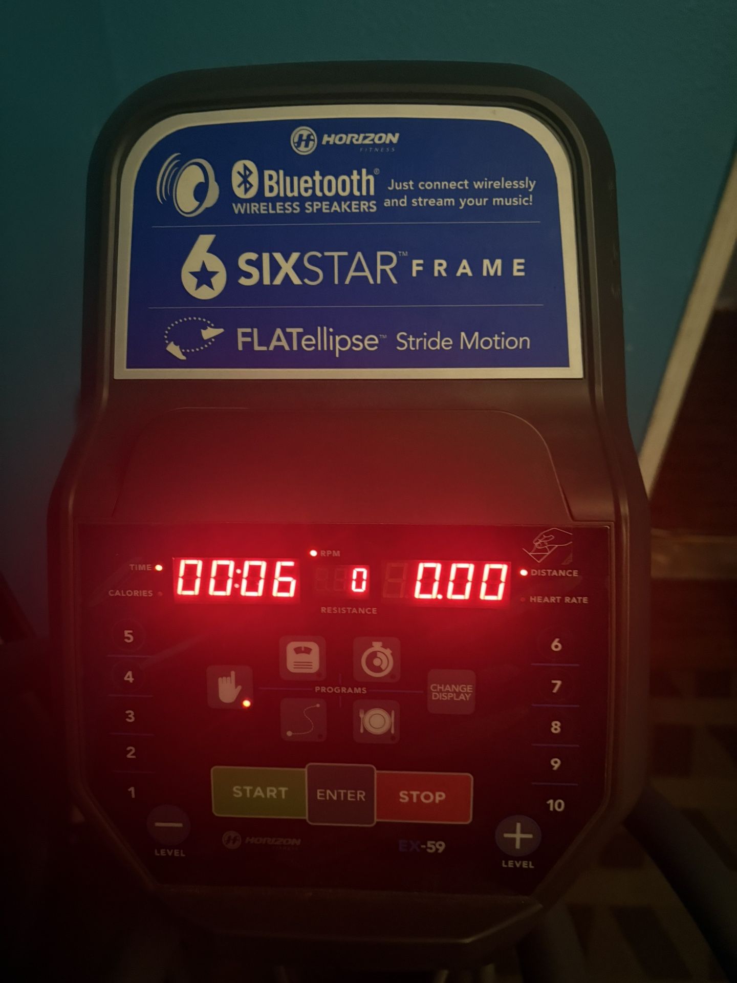 Horizon Fitness EX-59 Elliptical Trainer  Treadmill 