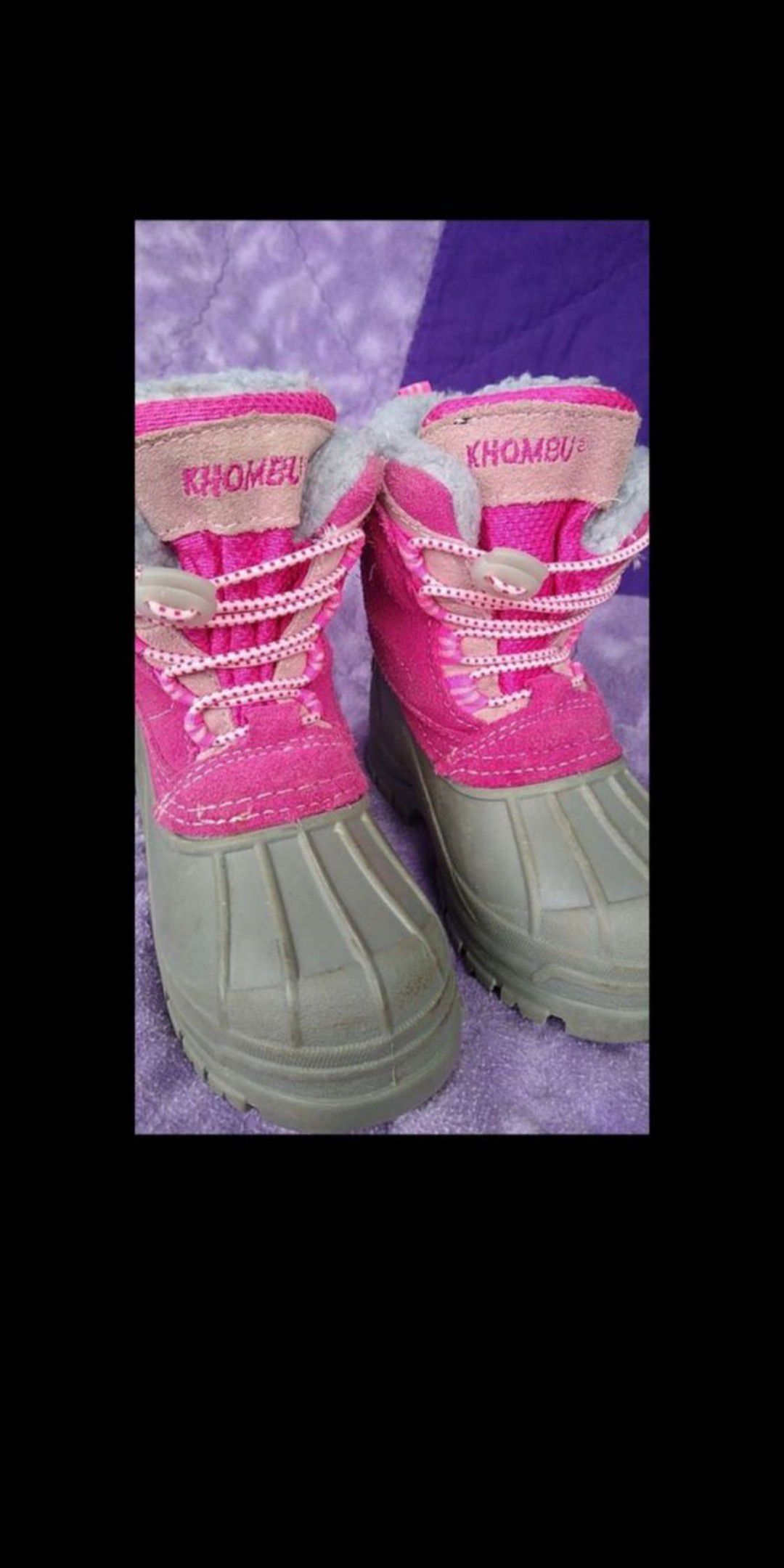 Khombu Kids winter boots /snow boots. sz 7