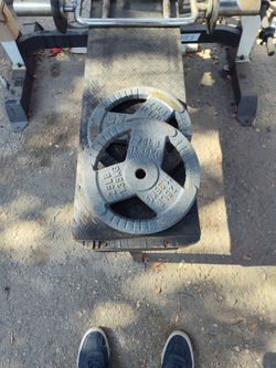 25 pound plates standard size