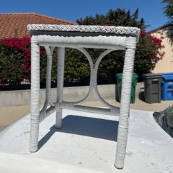 Small Wicker Table