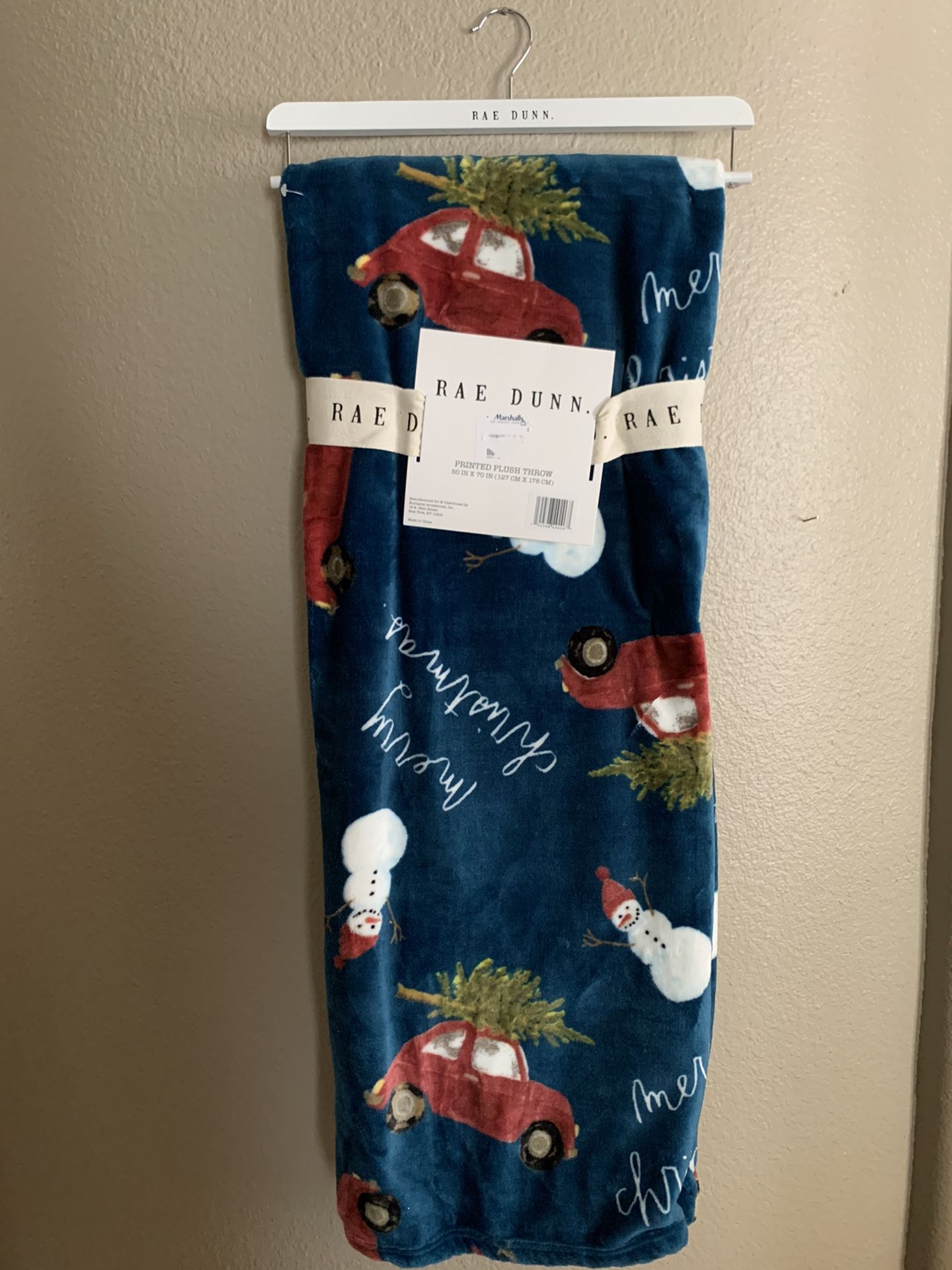 Rae Dunn Christmas Blanket