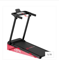 New in a sealed box Folding Treadmill Q5 Pro with Brushless Motor, Speed 0.6-7.5MPH, 15% Auto Incline