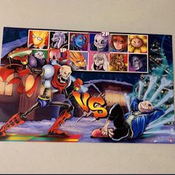 Undertale Fighting Game Poster