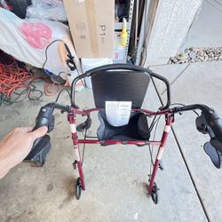 Medline MDS86830EBLS8 Steel Walker