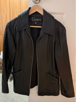 Women’s Black Leather Jacket
