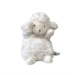Bunnies By The Bay Wee Kiddo Lamb Plush Stuffed Animal White Sheep Fluffy Toy 6"