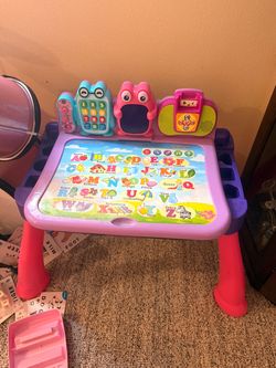 Touch and Learn Activity Desk Deluxe(with stool)