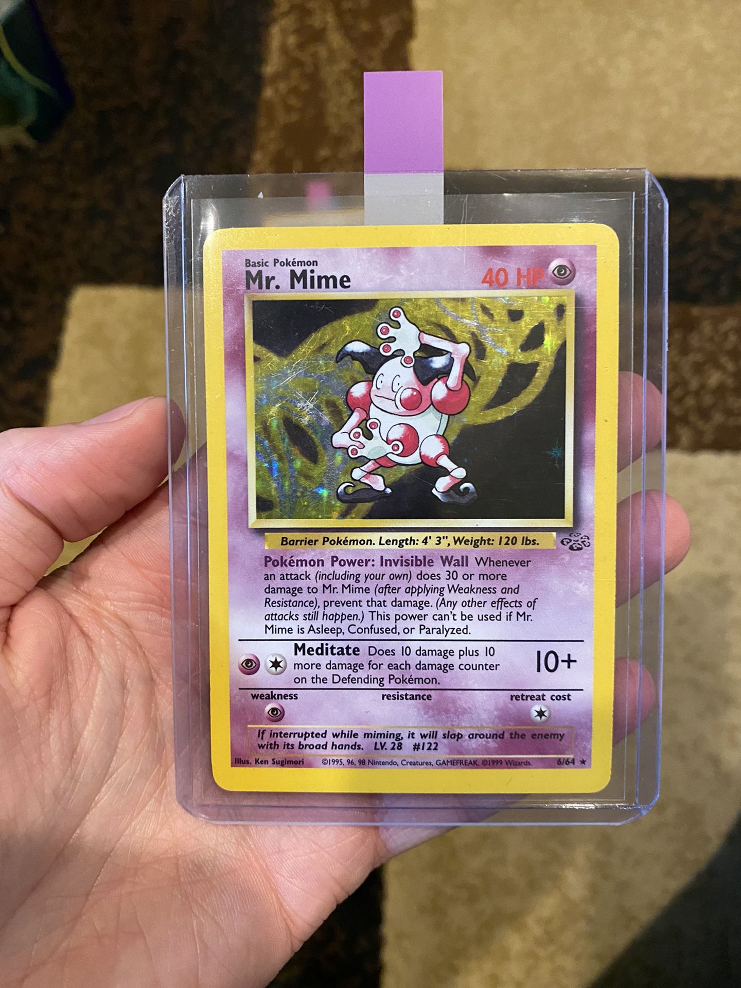Pokemon Cards Mr.Mime Jungle