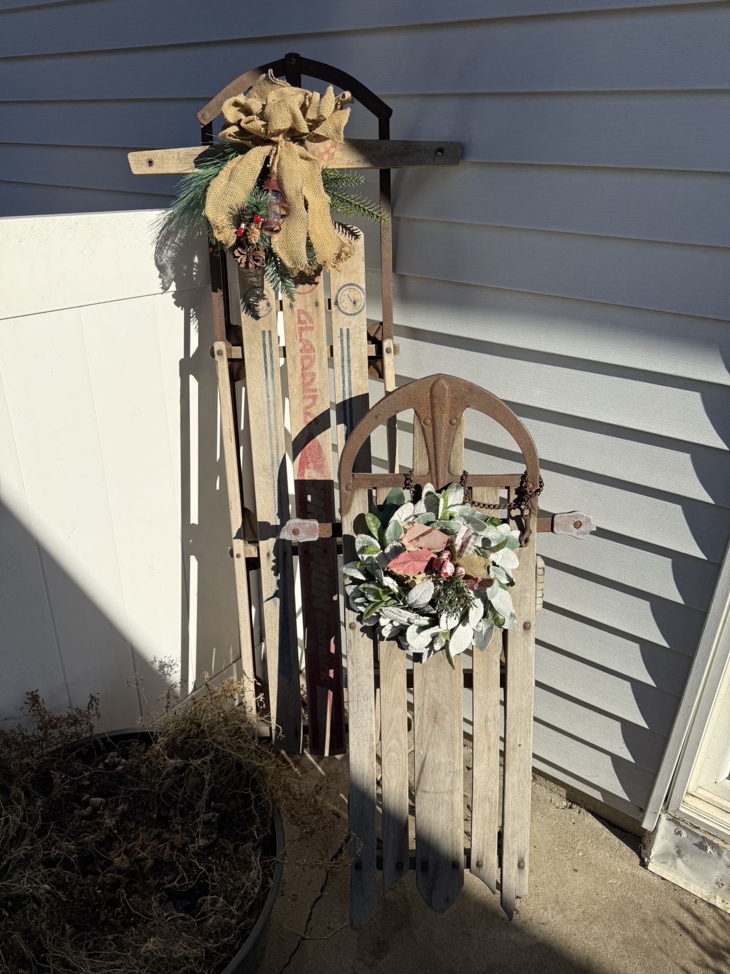 Toboggan and sled