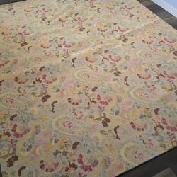 9x7.5 Annie Selke Wool Rug – Designer Rug – Retail $1,800 – Brand New – Priced to Sell