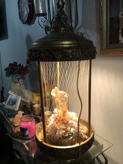 1970 vintage oil lamp