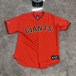 SF Giants Jersey (Size Men’s Large) & Hat Combo