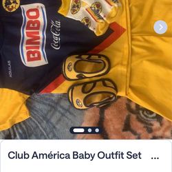 Club America Baby Outfit futbol soccer outfit