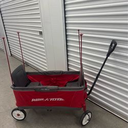Radio Flyer Ultimate EZ Folding Wagon for Kids and Cargo, Red,