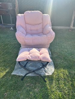 Lazy Chair and Ottoman