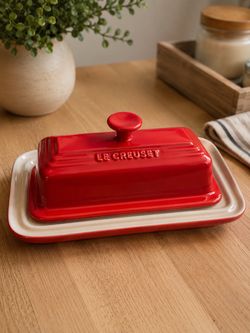 Le Creuset stoneware Red Butter Dish