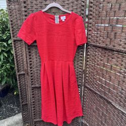LulaRoe Size S - Mint Condition- RED Dress