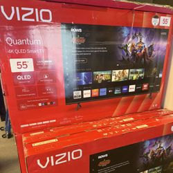 55 Tv $55 Down On Finacing Free Delivery 6 Month warranty    55 Tv Vizio Quantum  Smart 4k Hdtv 