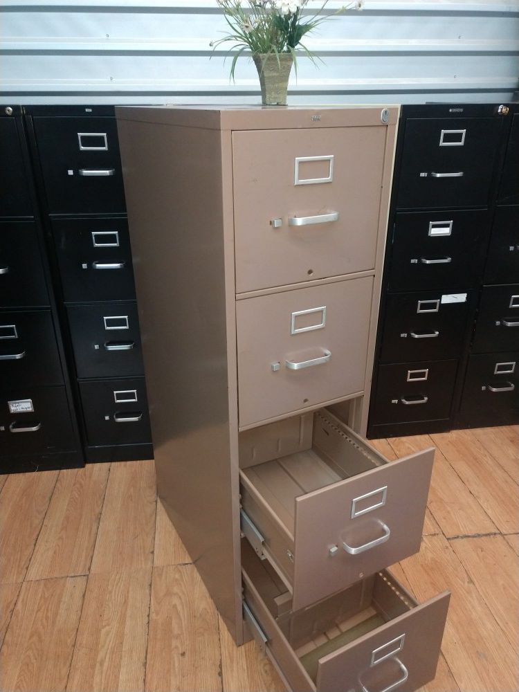 File Cabinet, Brown Color Cabinet, Letter Size, Clean