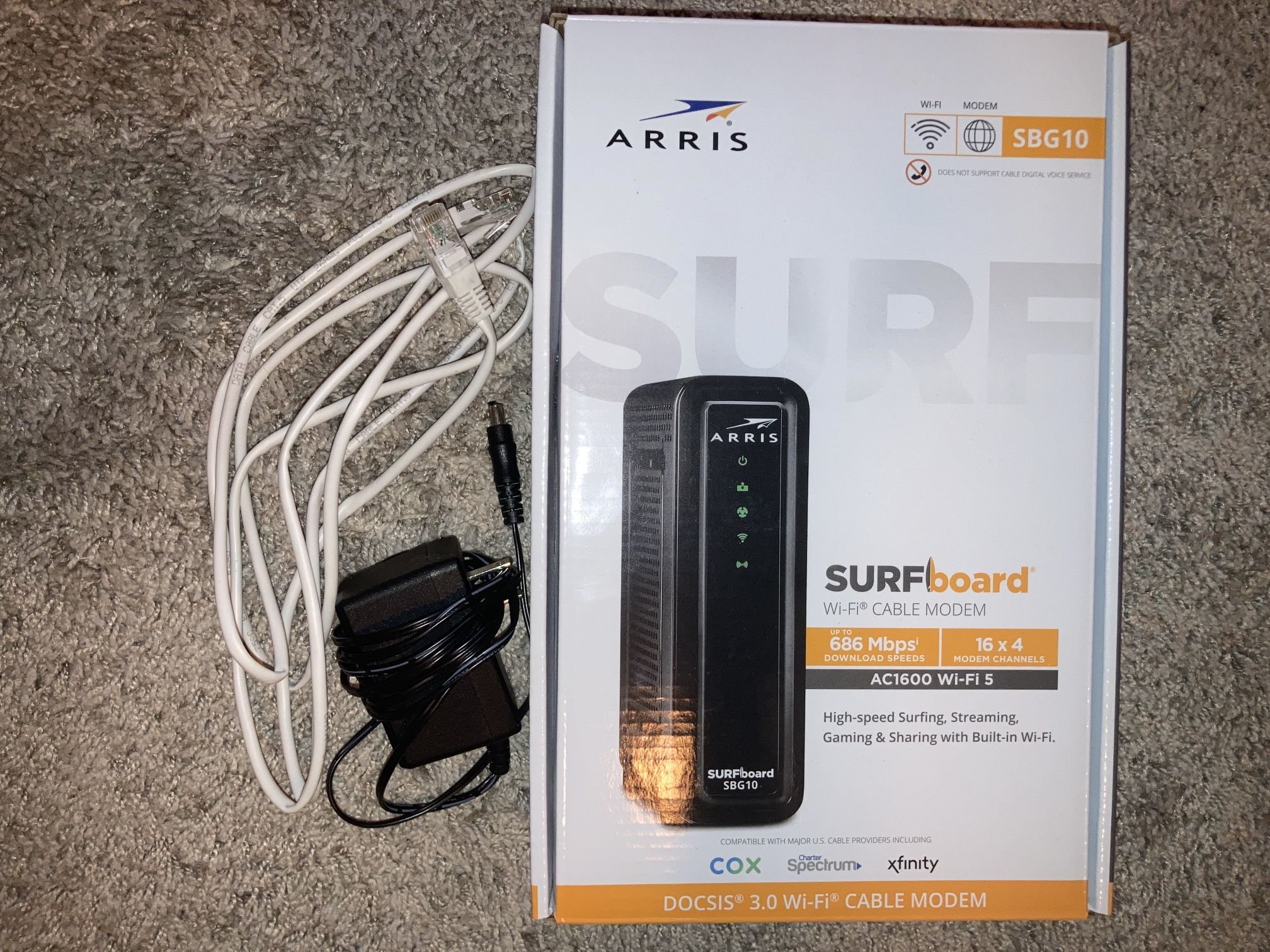 ARRIS Surfboard Modem Router Combo FREE