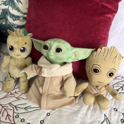 Collection Of Star Wars Plushies 