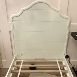 Juliette Twin Bed Frame And Headboard In French White 
