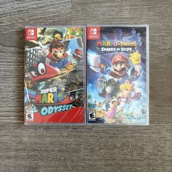Brand New Mario Nintendo Switch Games Bundle 