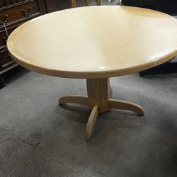 48 Round Table Solid Wood Base With A Mica  Top 