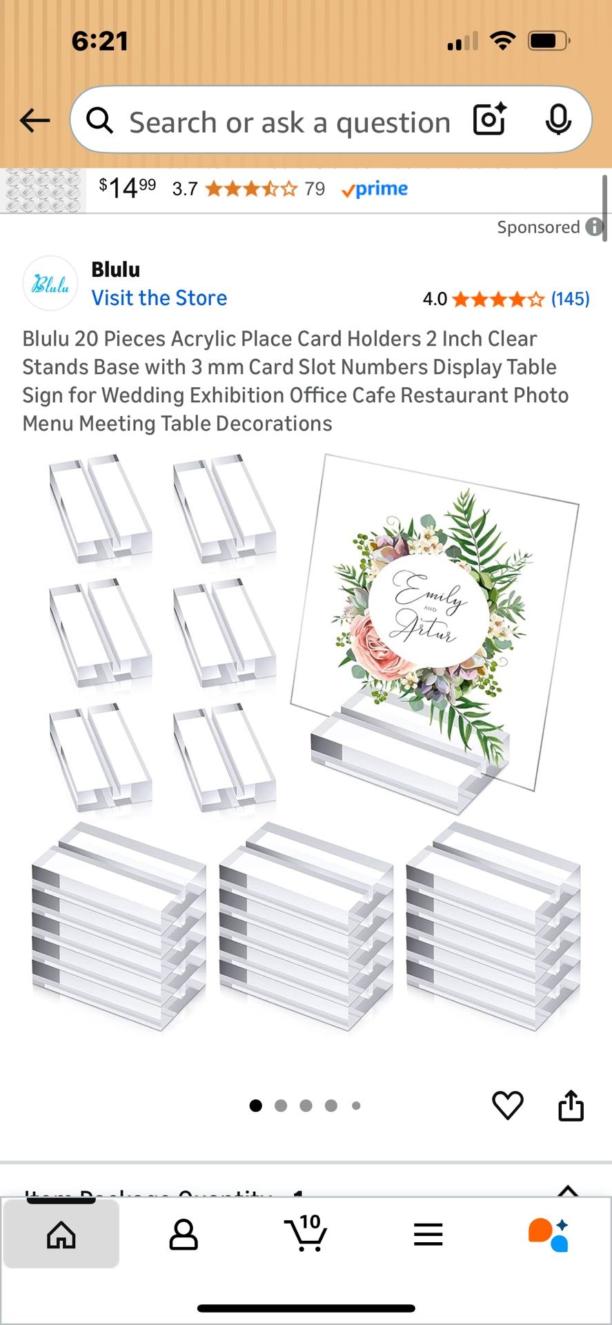 Place Card Holders