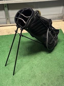 Precise Black Golf Stand Bag 7 Way