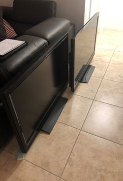 Two LED TVs 45”