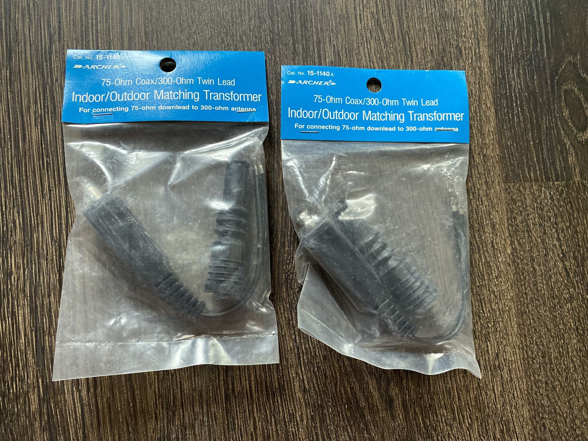 Indoor/Outdoor Matching Transformer ARCHER/RadioShack Brand 15-1140b 75/300 Lot