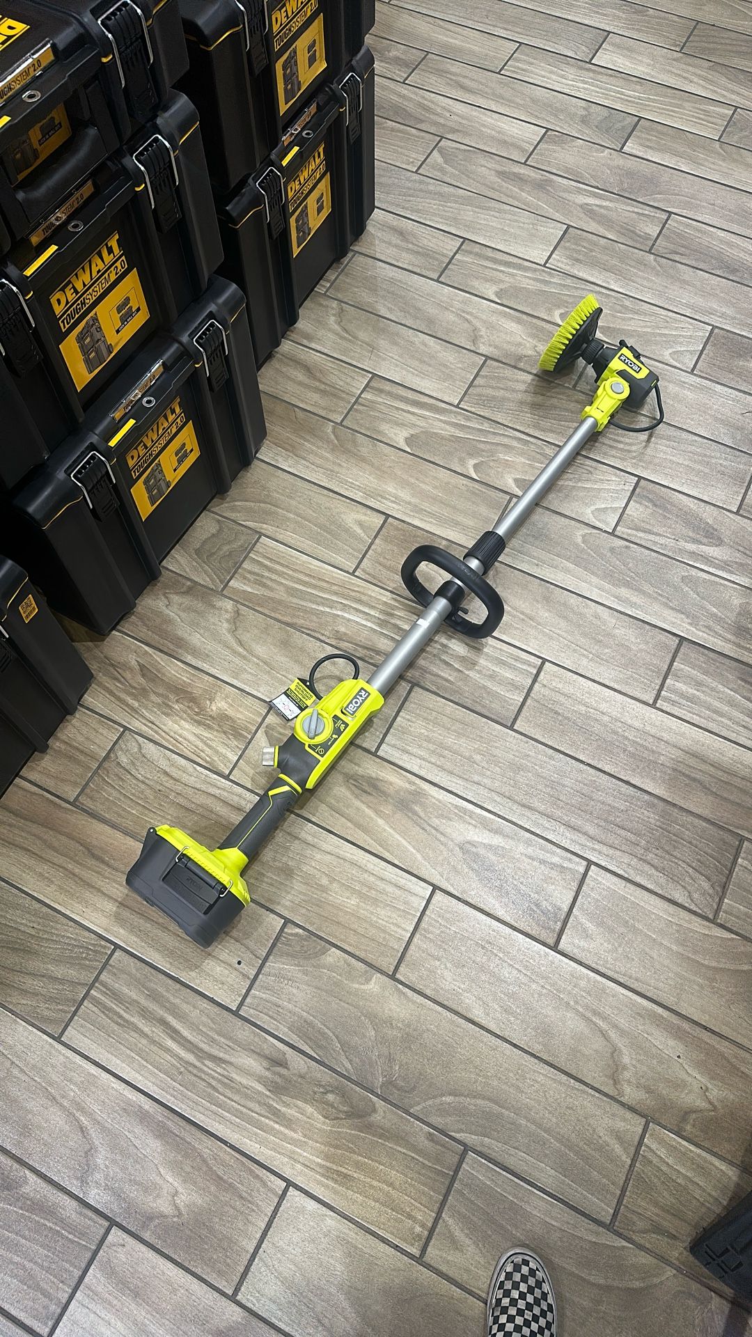 RYOBI ONE+ 18V Cordless Soap Dispensing Scrubber (Tool Only)