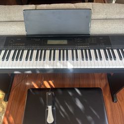 Casio CDP-230R 88-Key Digital Piano w/ Stand, Bench & Donner Pedal