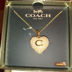 Coach Gold Fashion Necklace NEW