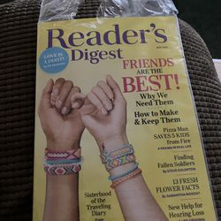 READERS DIGEST.. MAY 2023 ISSUE . FRIENDS ARE THE BEST..NEW.