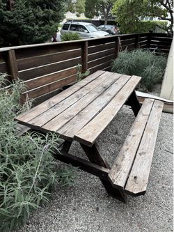 Rustic Picnic Table