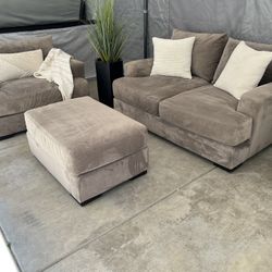 High Quality  Couches With Ottoman 