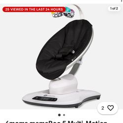 4moms mamaRoo 5 Multi-Motion Baby Swing in Black