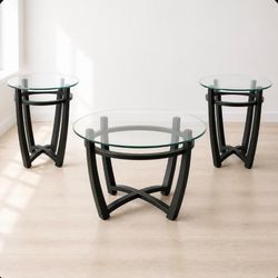 Living Room 3 Piece Table Set
