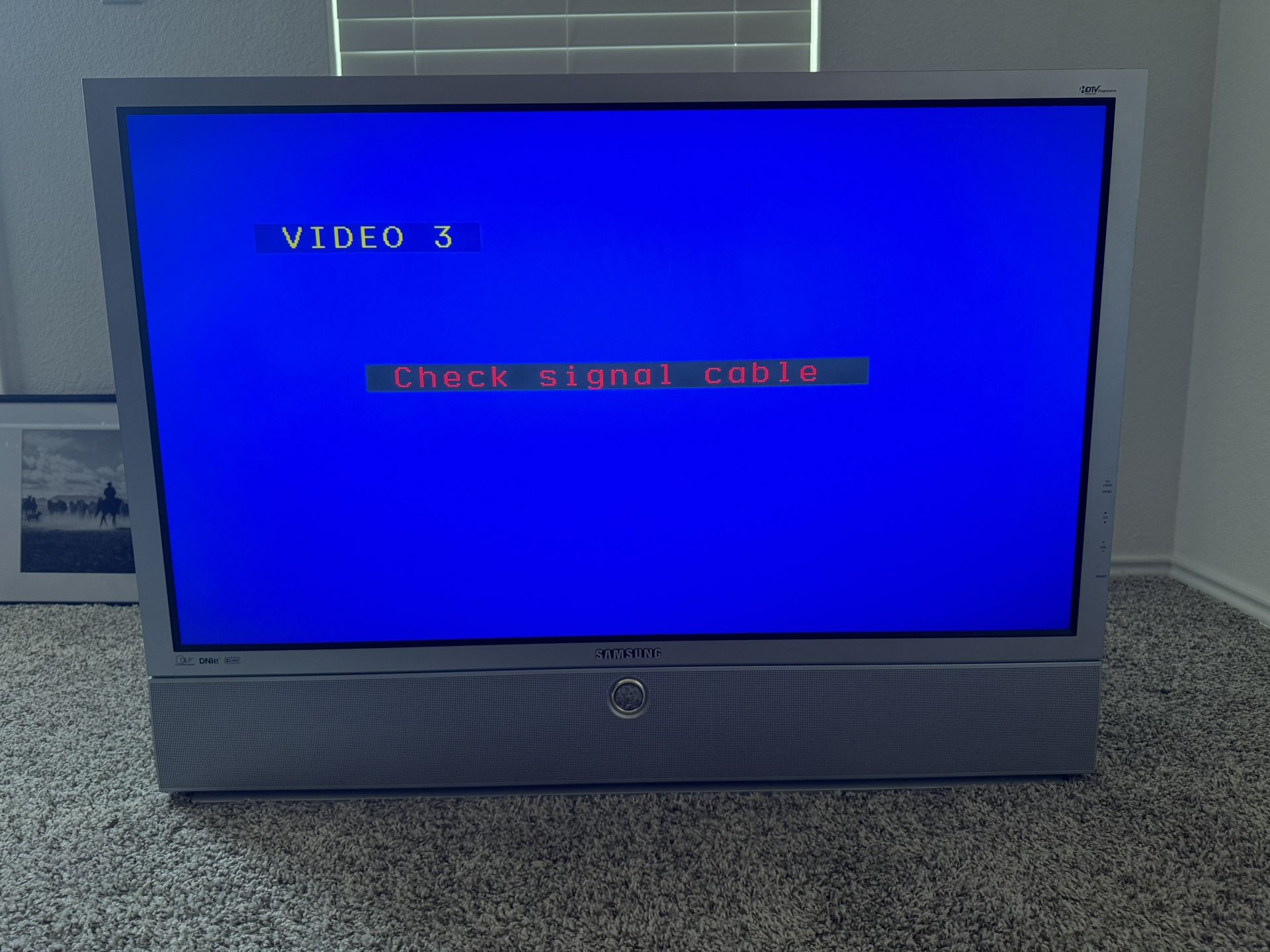 Retro Samsung HLN4365W 43” TV