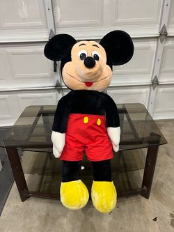Vintage Giant Mickey Mouse Plush 40" Jumbo Walt Disney World Stuffed Animal