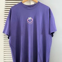 Vintage ‘Happy Hearts’ Bunny Purple  T-Shirt