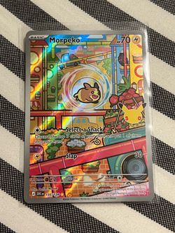 Morpeko 135/128 Illustration Rare ME: 30th Celebration Pokemon Holo Near Mint